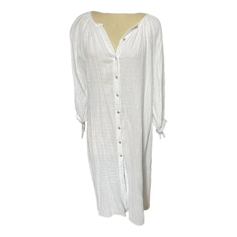 White Cotton Dress